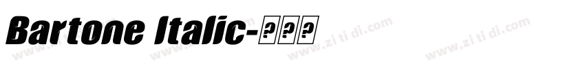 Bartone Italic字体转换